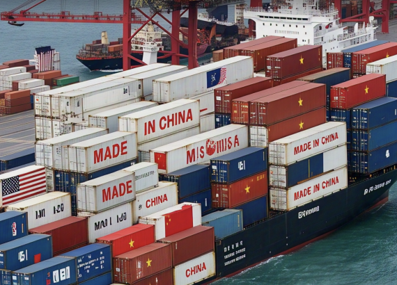 चीन-अमेरिका व्यापार तनाव, चाइना उत्पादनलाई १०४ प्रतिशत भन्सार महशुल